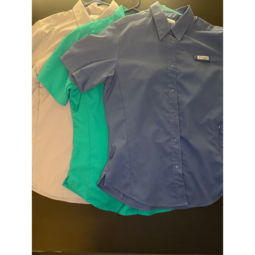 Lot of 3 Columbia Women’s Button‑Up Shirts – Size Small – Mixed Colors - Picture 14 of 15